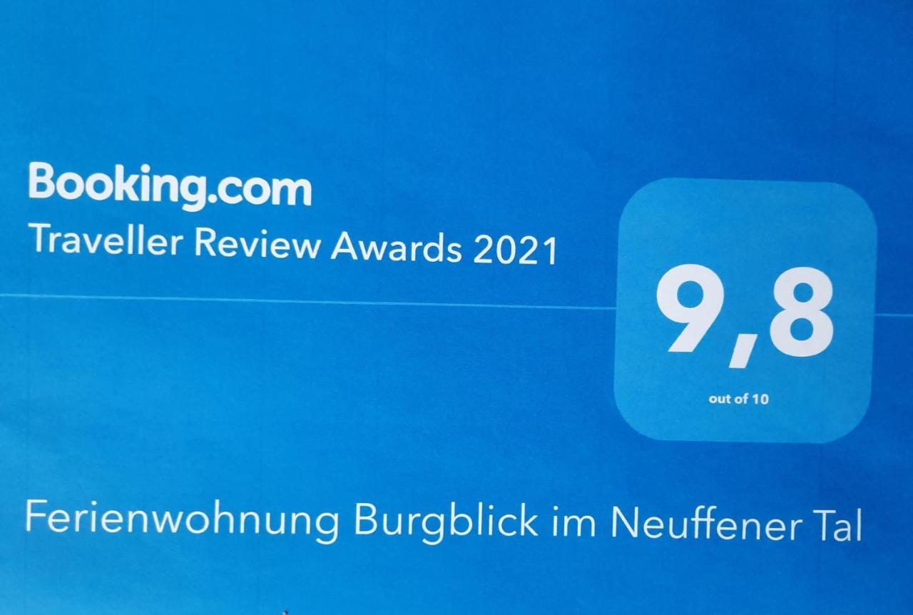 Ferienwohnung Burgblick Im Neuffener Tal Mit Sauna Und Wallbox Frickenhausen  Ngoại thất bức ảnh